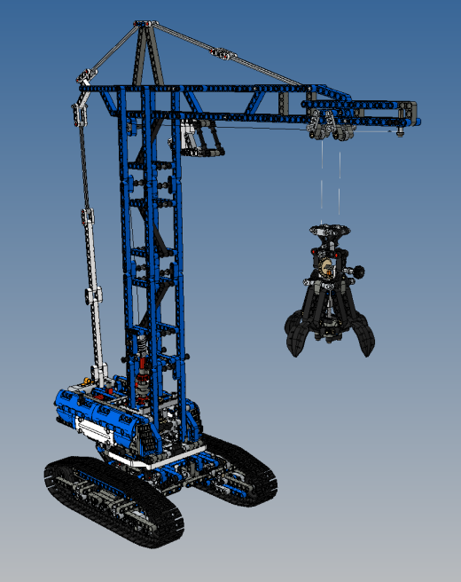 移动塔式履带起重机立体拼装模型缩略图